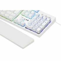 Mechanical keyboard The G-Lab KEYZ RUBIDIUM White Azerty French