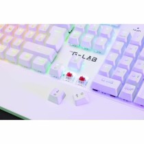 Mechanical keyboard The G-Lab KEYZ RUBIDIUM White Azerty French