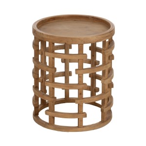 Table d'appoint Naturel Bois d'épicéa 40 x 40 x 46 cm