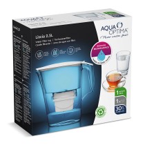 Carafe Filtrante Aqua Optima Liscia Evolve Blanc Plastique 2,5 L