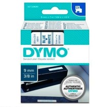 Laminiertes Klebeband zur Kennzeichnung von Maschinen Dymo D1 40914 9 mm LabelManager™ Weiß Blau (5 Stück)