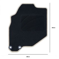 Car Floor Mat Set OCC Motorsport OCCHN0022LOG 5 Pieces