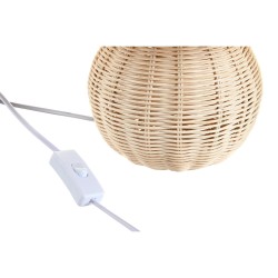 Desk lamp DKD Home Decor Natural Rattan 220 V 50 W Alpino (30 x 30 x 31 cm)