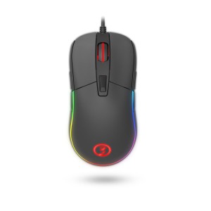 Souris OZONE Neon X40 Noir Noir/Rouge