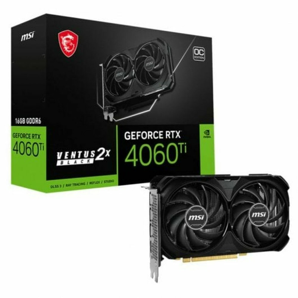 Grafikkarte MSI RTX 4060TI VENTUS 2X Geforce RTX 4060 Ti 16 GB RAM