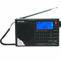 Clock-Radio Aiwa PLL DSP FM stereo tuner / SW / MW / LW Black