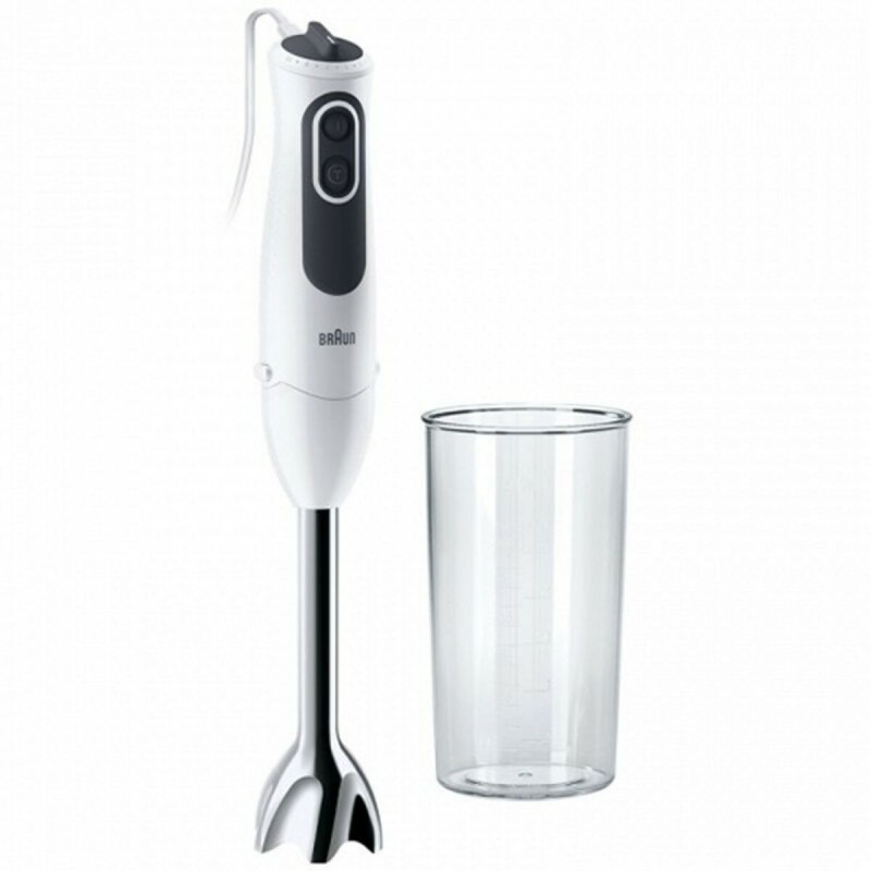 Hand-held Blender Braun MultiQuick 3 MQ 3100 WH 750W Inox White White/Grey 750 W