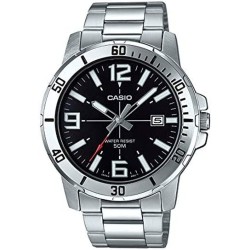 Men's Watch Casio COLLECTION Black Silver (Ø 45 mm)