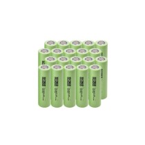 Piles Rechargeables Green Cell 20GC18650NMC29 2900 mAh 3,7 V 18650 (20 Unités)