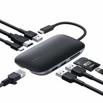 USB Hub Aukey CB-C71 Black 100 W