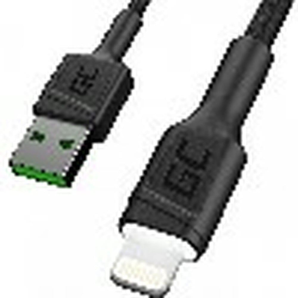 Lightning Cable Green Cell KABGC05 Black 1,2 m