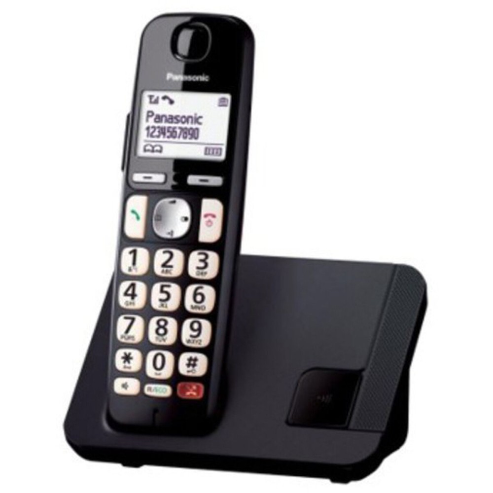 Kabelloses Telefon Panasonic KXTGE250SPB Schwarz