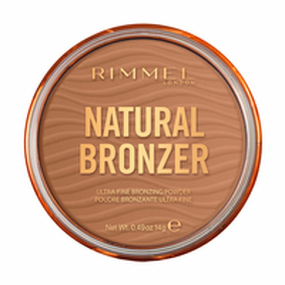 Kompakte Bräunungspulver Rimmel London Natural Bronzer Nº 002 Sunbronze