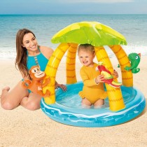 Inflatable Paddling Pool for Children Intex animals Island 45 L 102 x 89 x 102 cm (6 Units)