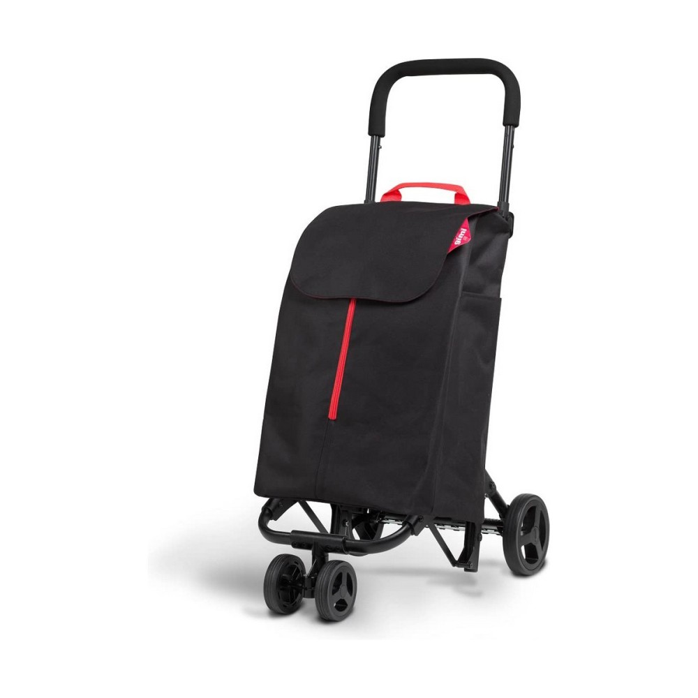 Shopping cart Gimi Twin Urban Black 50 L 39 x 52 x 95 cm