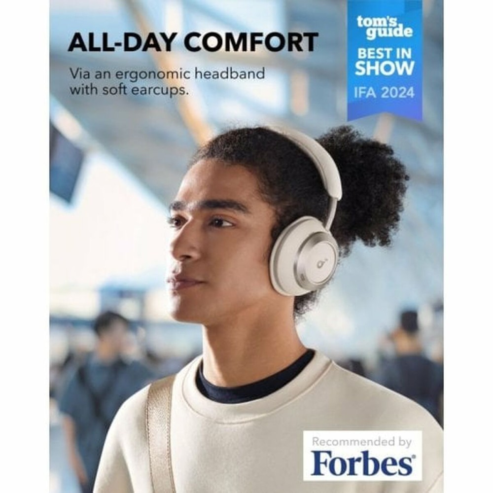 Headphones with Headband Soundcore Cream