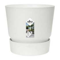 Plant pot with Dish Elho Greenville Ø 39 x 36,8 cm Circular White Plastic