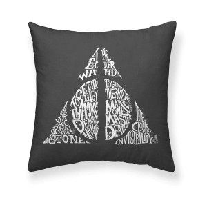 Kissenbezug Harry Potter Dealthy Hallows Schwarz Bunt 50 x 50 cm