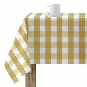 Stain-proof resined tablecloth Belum Cuadros Mustard 150 x 150 cm Frames