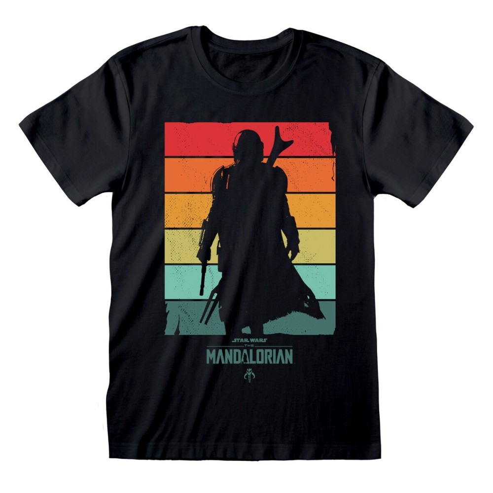 Short Sleeve T-Shirt The Mandalorian Spectrum Black Unisex