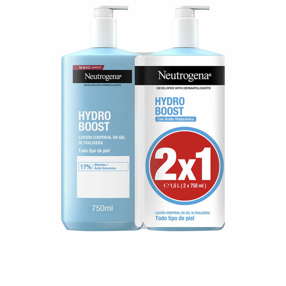 Body Lotion Neutrogena Hydro Boost 750 ml x 2 Gel Moisturizing