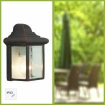 Wall Light Brilliant Newport Exterior Black oxide E27 60 W