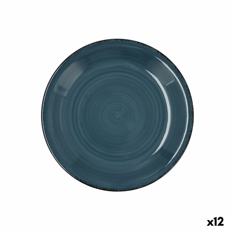 Assiette à dessert Quid Vita Céramique Bleu (19 cm) (12 Unités)