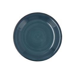 Dessertteller Quid Vita aus Keramik Blau (19 cm) (12 Stück)