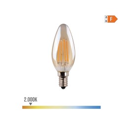 LED lamp EDM 98621 F 30 W 4,5 W E14 400 lm 3,5 x 9,8 cm (2000 K)