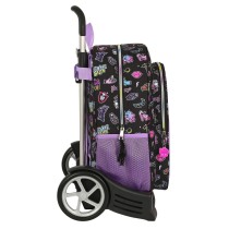 Cartable à roulettes Monster High Creep Noir 33 x 42 x 14 cm