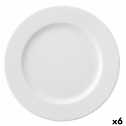 Assiette plate Ariane Prime Céramique Blanc (Ø 31 cm) (6 Unités)