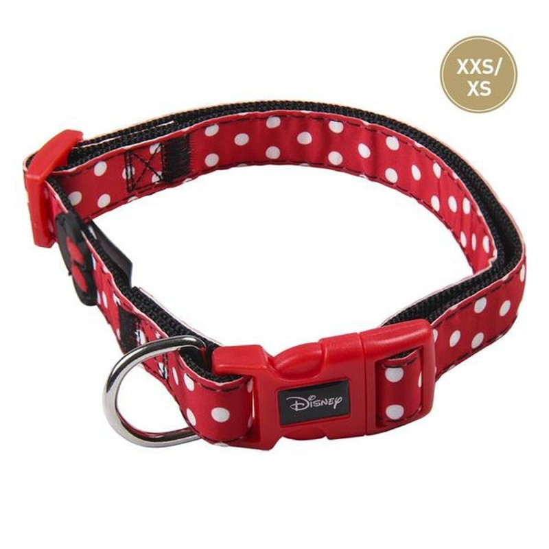 Dog collar Minnie Mouse XXS/XS Red