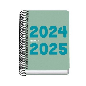 Diary DOHE MEMORY BASIC Green A6 12 x 17 cm 2024-2025