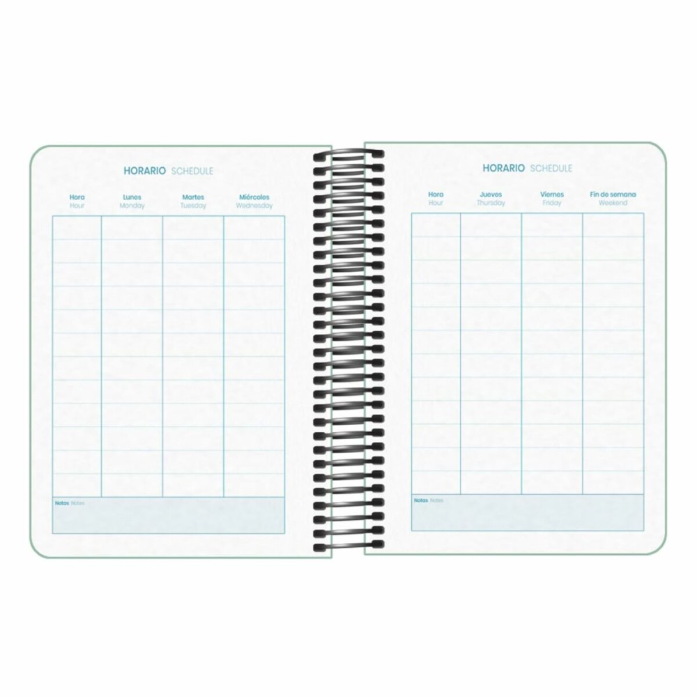 Agenda DOHE MEMORY BASIC Vert A6 12 x 17 cm 2024-2025