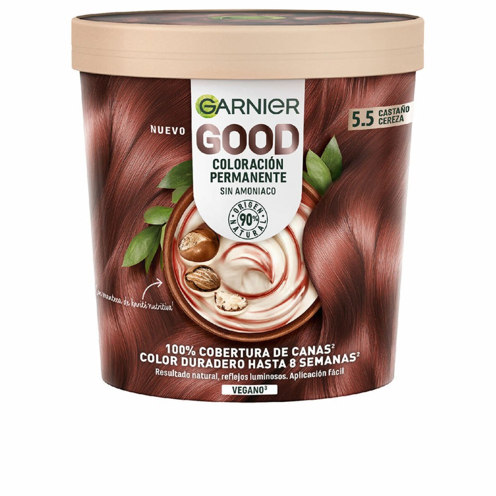 Permanent Dye Garnier Good Cherry Brown Nº 5.5 (1 Unit)