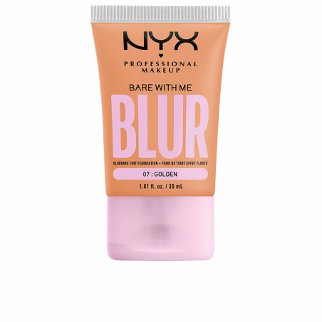 Liquid Make Up Base NYX Bare With Me Blur Nº 07- golden (30 ml)