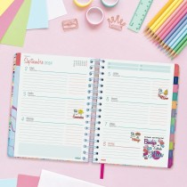 Agenda Finocam Talkual Style Multicouleur A5 15,5 x 21,7 cm 2024-2025