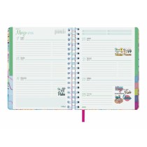 Agenda Finocam Talkual Style Multicouleur A5 15,5 x 21,7 cm 2024-2025