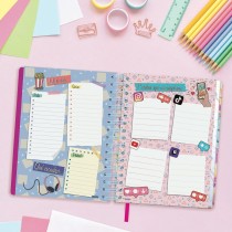 Agenda Finocam Talkual Style Multicouleur A5 15,5 x 21,7 cm 2024-2025