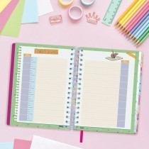 Agenda Finocam Talkual Style Multicouleur A5 15,5 x 21,7 cm 2024-2025