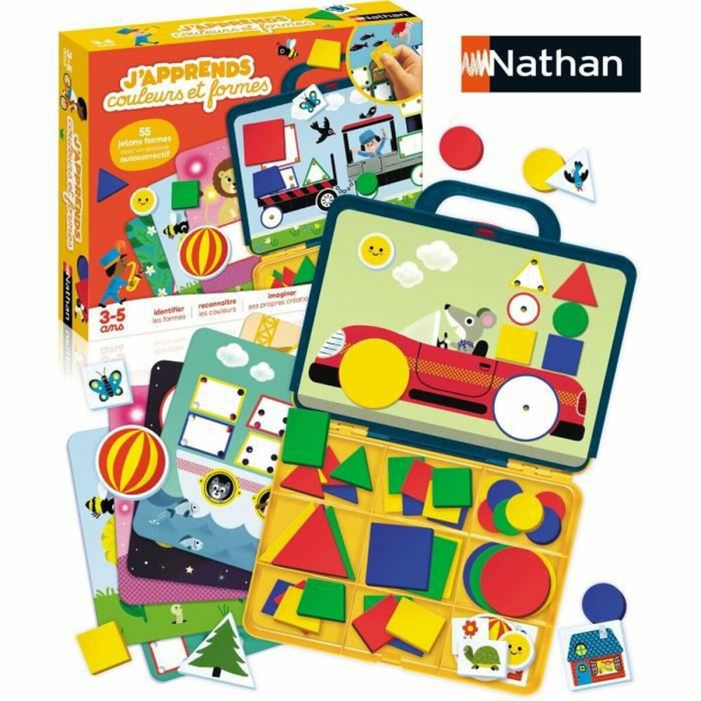 Jeu de société Nathan I am learning Colors And Shapes (FR)