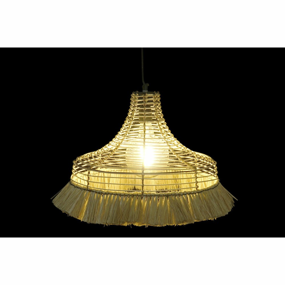 Ceiling Light DKD Home Decor Natural Metal 40 W Jute (45 x 45 x 36 cm)