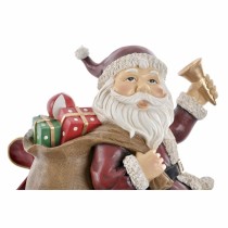 Decoration DKD Home Decor LED Light Red Metal Resin Father Christmas 32 x 17 x 29 cm