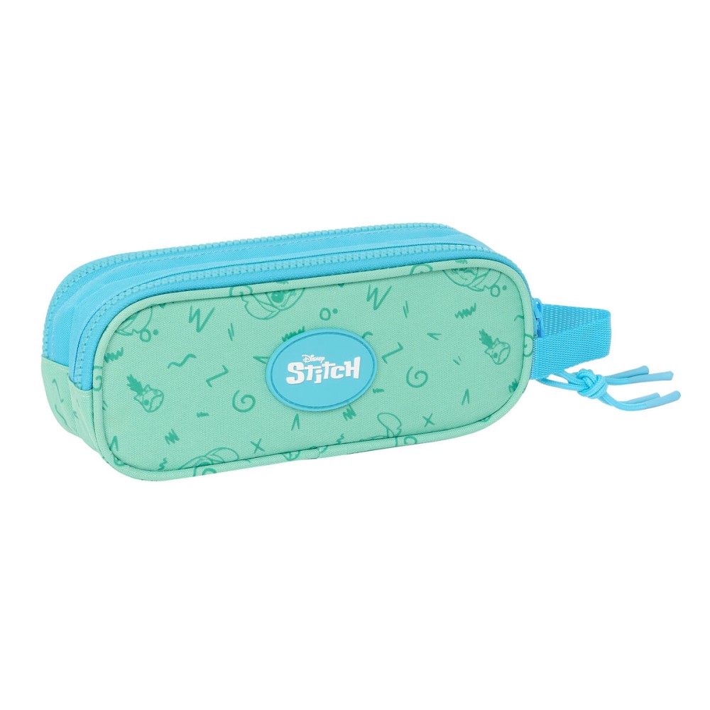 Trousse Fourre-Tout Double Stitch Aloha Turquoise 21 x 8 x 6 cm