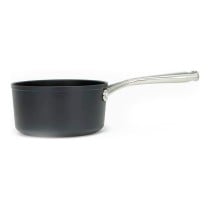 Saucepan with Lid Amercook Black Terracotta Stainless steel Aluminium Oven (Ø 18 cm)