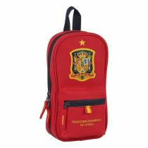 Plumier sac à dos RFEF M747 Rouge 12 x 23 x 5 cm (33 Pièces)