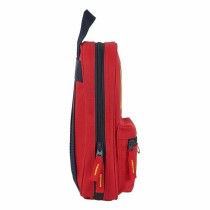 Plumier sac à dos RFEF M747 Rouge 12 x 23 x 5 cm (33 Pièces)