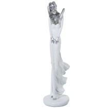 Figurine Décorative Alexandra House Living Blanc Argenté Acrylique Plastique Mélamine 9 x 8 x 30 cm