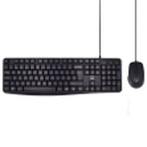 Tastatur Ewent EW3007 Schwarz Qwerty Spanisch