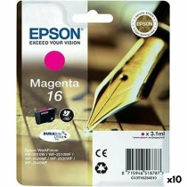 Original Ink Cartridge Epson DURABRITE ULTRA INK - Nº 16 Magenta (10 Units)